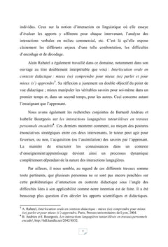 Interactivité langagière et acquisition des langues secondes