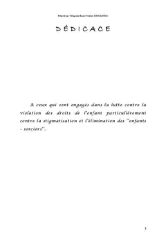 Enfants sorciers en Afrique