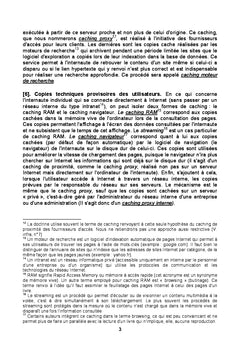 Le caching