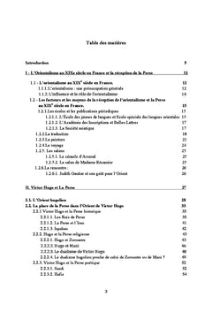 La réception de la Perse et sa littérature chez Victor Hugo