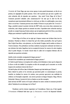 La réception de la Perse et sa littérature chez Victor Hugo