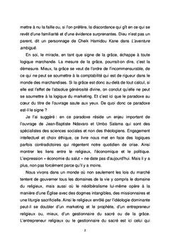 La bible et les miracles pour la survie
