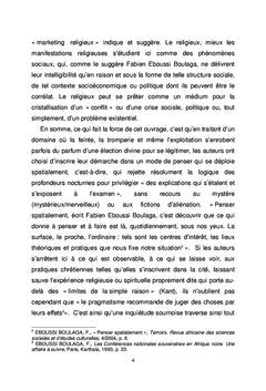 La bible et les miracles pour la survie