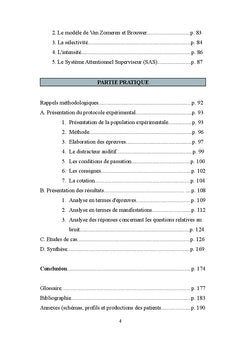 Distractibilité et traumatisme crânien