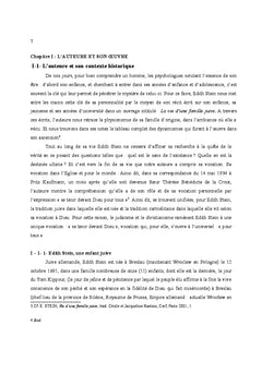 La Problématique de l' Être de la personne Chez Edith Stein