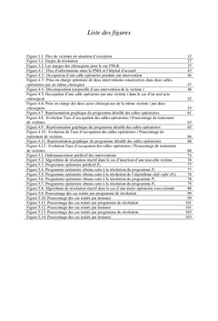 Gestion hospitaliere en situation d'exception