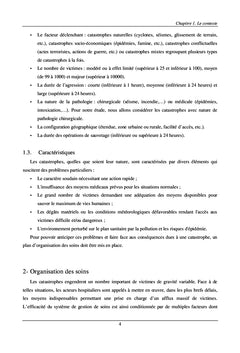 Gestion hospitaliere en situation d'exception