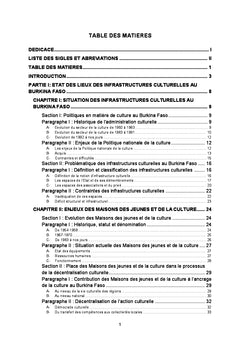 Gestion des infrastructures socioculturelles