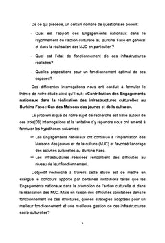 Gestion des infrastructures socioculturelles