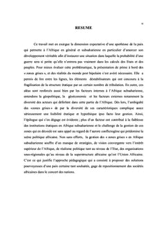 Stabilité des États-Nations et sécurité transfrontalière