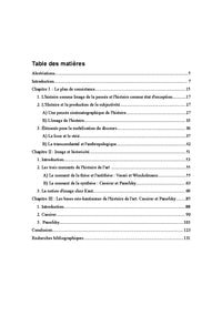 Autour de l'histoire et de l'image
