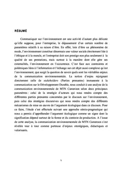 Entreprise et communication environnementale:analyse sémiopragmatique