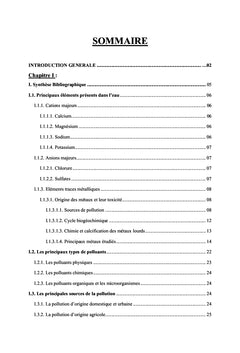 Hydrogéochimie des eaux souterraines