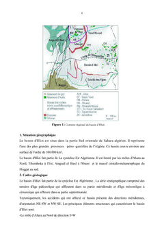 Interprétation diagraphique du réservoir d'hydrocarbure
