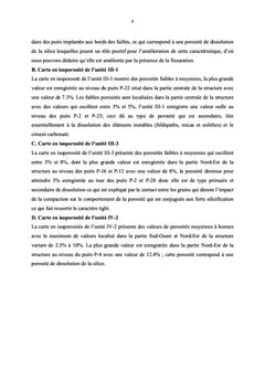 Interprétation diagraphique du réservoir d'hydrocarbure