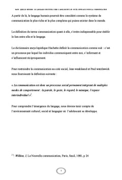 Le langage chez l'adolescent : vecteur de communication