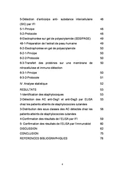 Infections à staphylocoques et pemphigus endémique tunisien