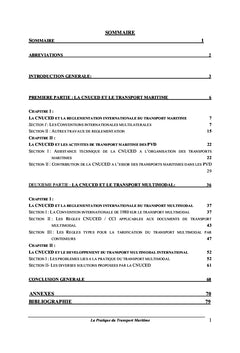 Management des chaînes du transport multimodal international