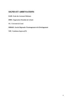 Recherche des outils de décision dans la gestion des excrétas