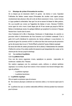 Recherche des outils de décision dans la gestion des excrétas
