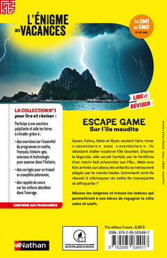 Enigme des vacances Escape game du CM1 au CM2 - Sur l'île maudite