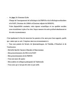 Épidémiologie moléculaire de Mycobacterium tuberculosis à Bamako, Mali