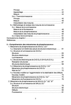 Phosphorescence : mécanismes et nouveaux matériaux