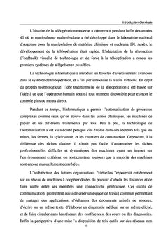La transparence et la passivité d'un système de téléopération