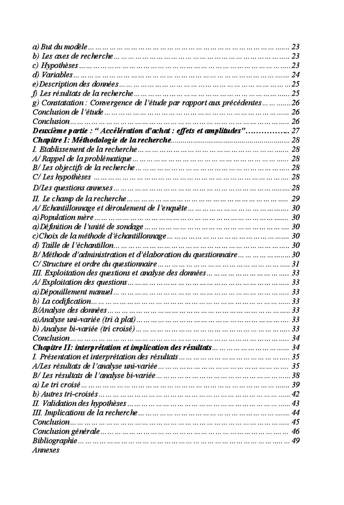 La promotion des ventes & le comportement du consommateur