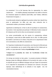 La promotion des ventes & le comportement du consommateur