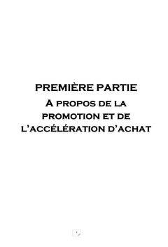 La promotion des ventes & le comportement du consommateur