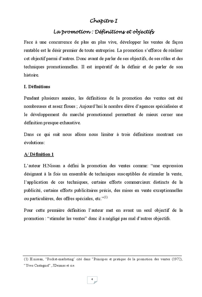 La promotion des ventes & le comportement du consommateur