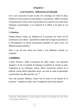 La promotion des ventes & le comportement du consommateur