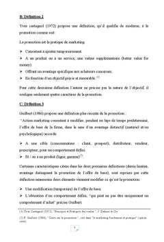La promotion des ventes & le comportement du consommateur