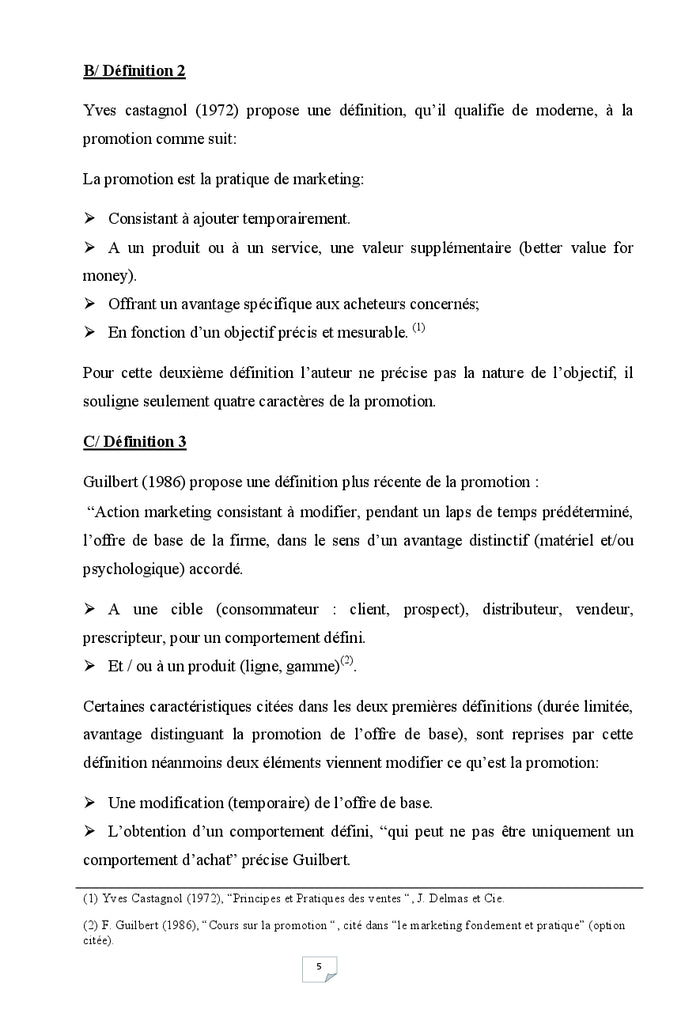 La promotion des ventes & le comportement du consommateur