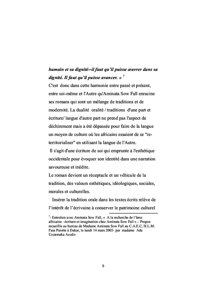 "le jujubier du patriarche", roman africain entre oralité et écriture