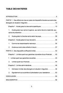 Accès aux soins des étrangers en situation irrégulière en Europe
