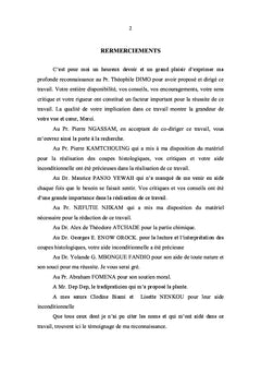 Propriétés cardiovasculaires de Celtis durandii Engler (Ulmacées)