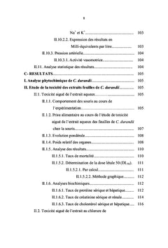 Propriétés cardiovasculaires de Celtis durandii Engler (Ulmacées)