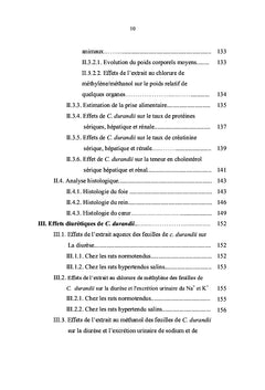 Propriétés cardiovasculaires de Celtis durandii Engler (Ulmacées)