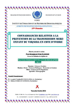Transmission mère-enfant du VIH/Sida en Côte d'Ivoire