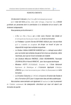 Transmission mère-enfant du VIH/Sida en Côte d'Ivoire
