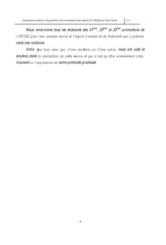 Transmission mère-enfant du VIH/Sida en Côte d'Ivoire