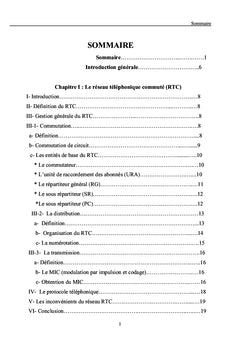 Analyse du trafic du réseau WLL (Wireless Local Loop)