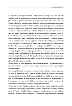 Diplôme Universitaire Et Emploi