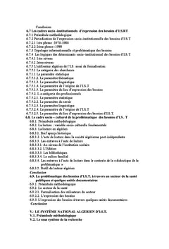 L''étude des systèmes d''information scientifique et technique tome i