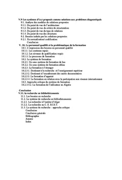 L''étude des systèmes d''information scientifique et technique tome i