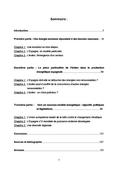 Genèse et développement de l'énergie éolienne en Espagne