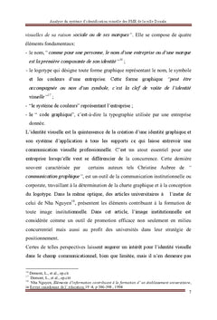 Analyse du système d'identification visuelle d'une entreprise