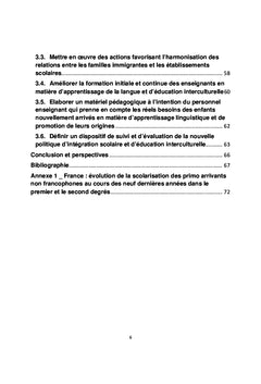 Accueil et accompagnement des élèves issus de l'immigration